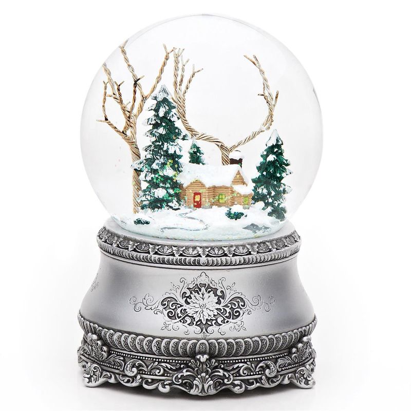 Snow Globe Musical Cottage