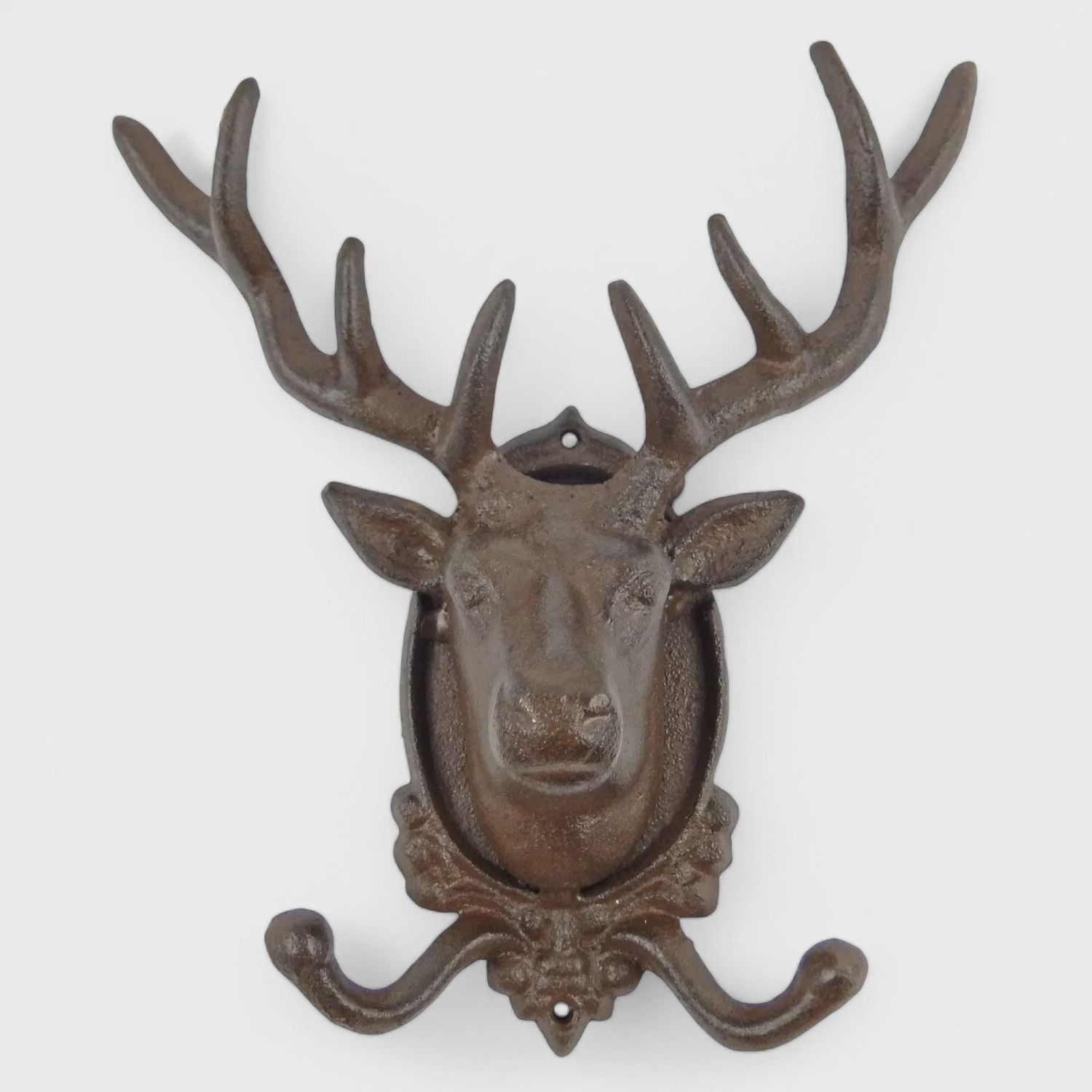 Cast Iron Deer Double Wall Hook