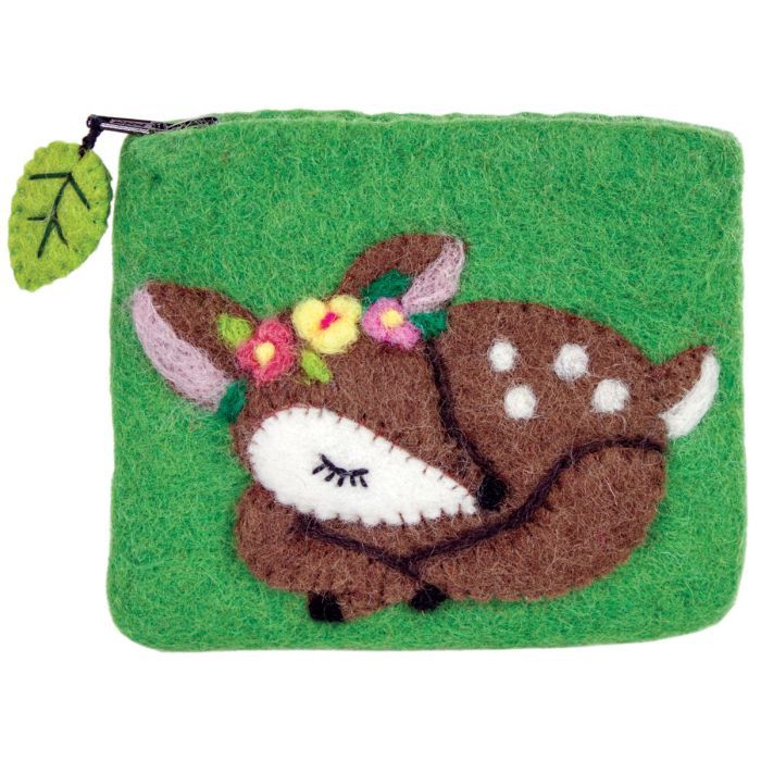 Coin Purse: Sleeping Fawn