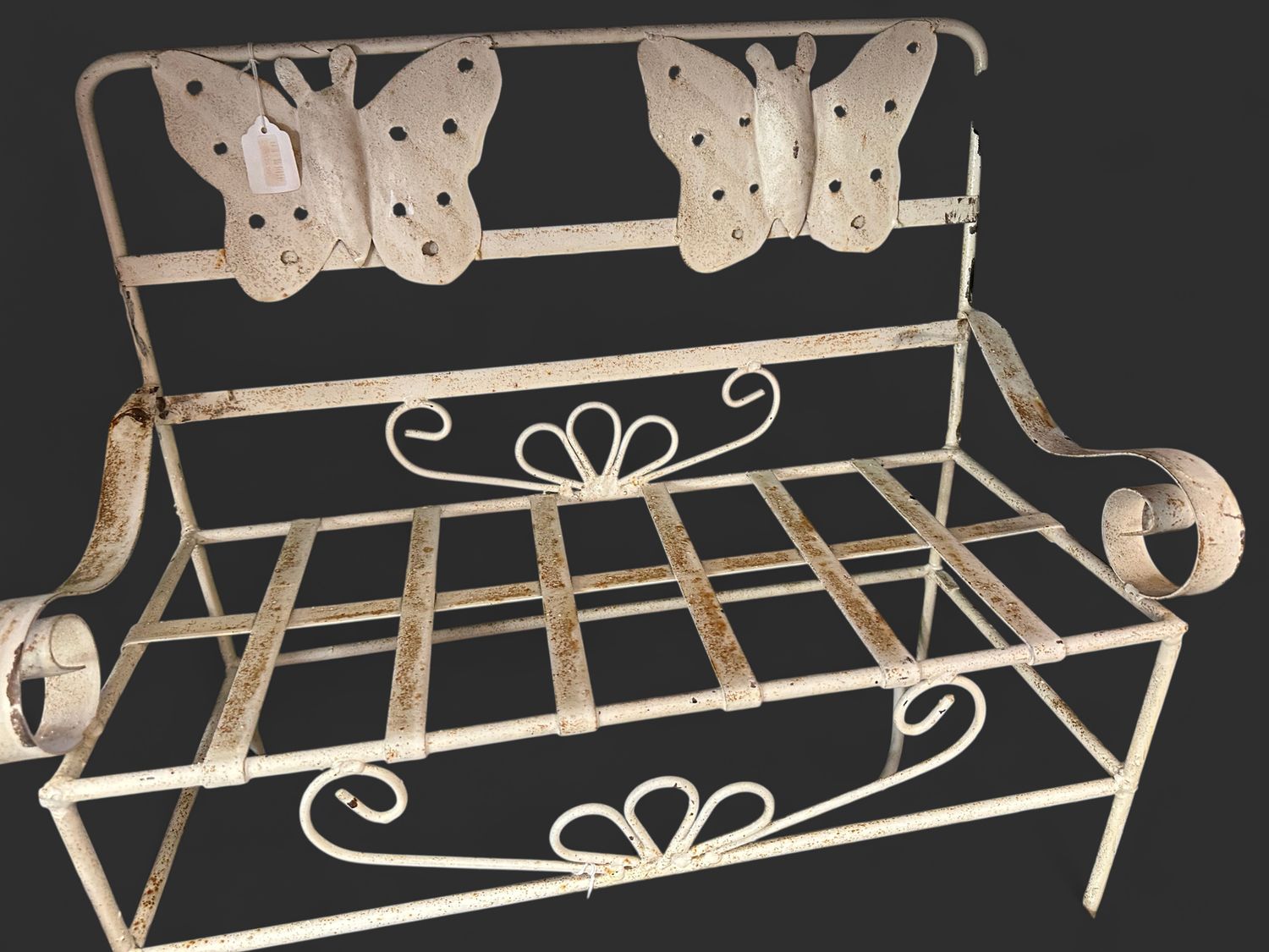 Childs Butterfly Bench - Metal