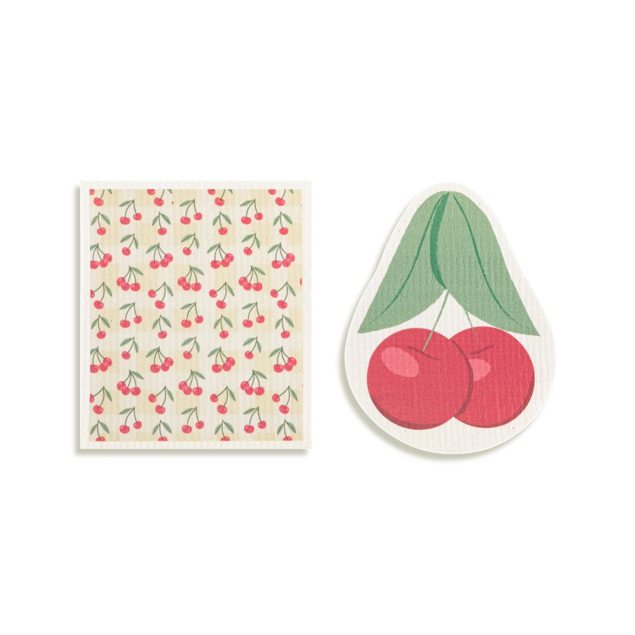 Cherry shaped Biodradable Dishcoths