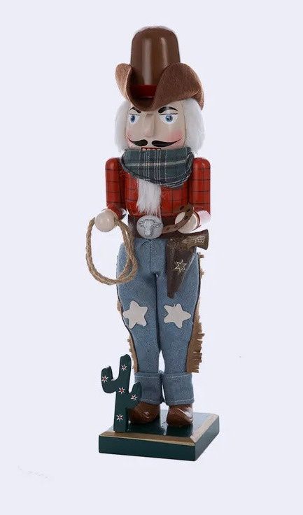 Cowboy with Lasso - Nutcracker 15"