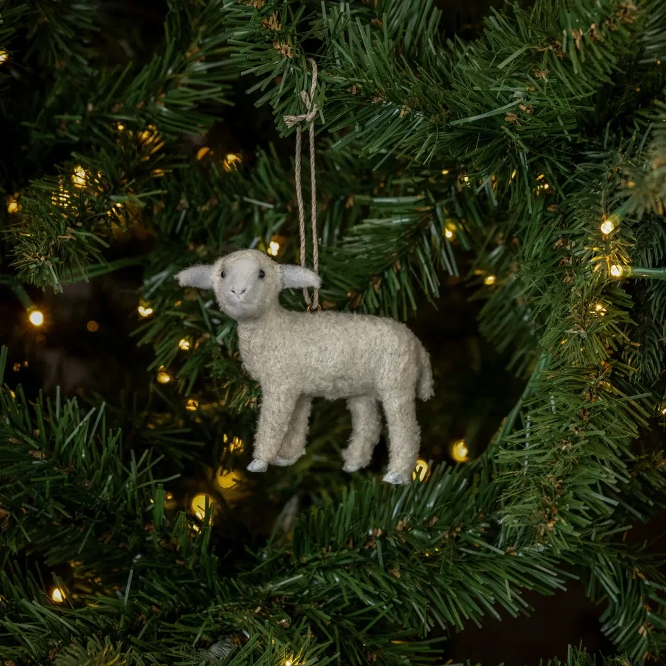 Ornament Standing Lamb