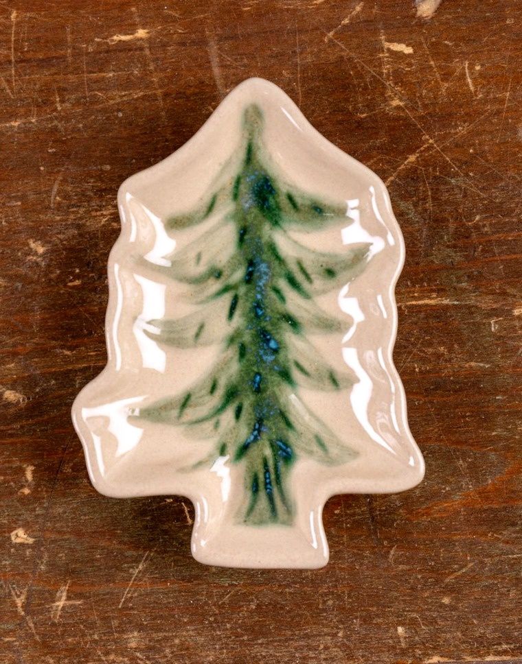 Small Tree Shaped Plate - Ceramic