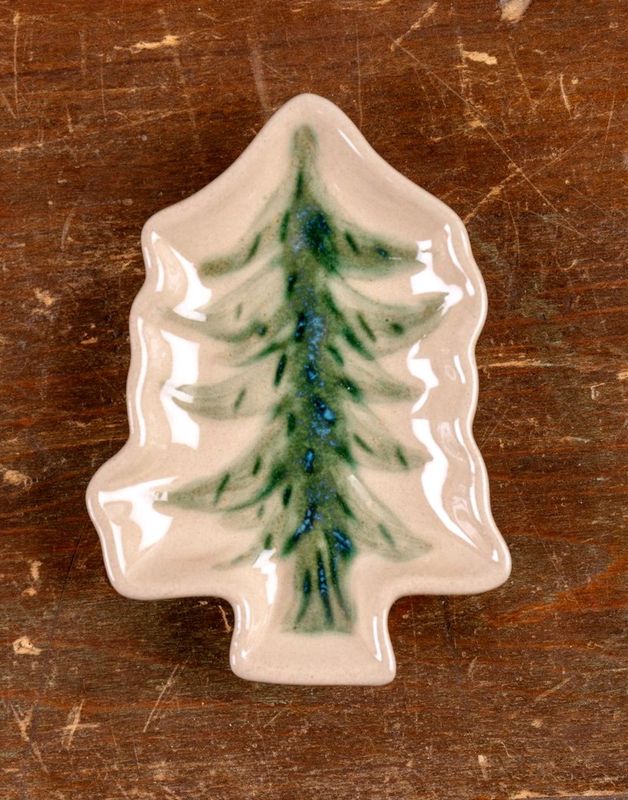 Small Tree Shaped Plate - Ceramic