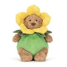 Bartholomew Bear in Daffodil Outfit Jellycat