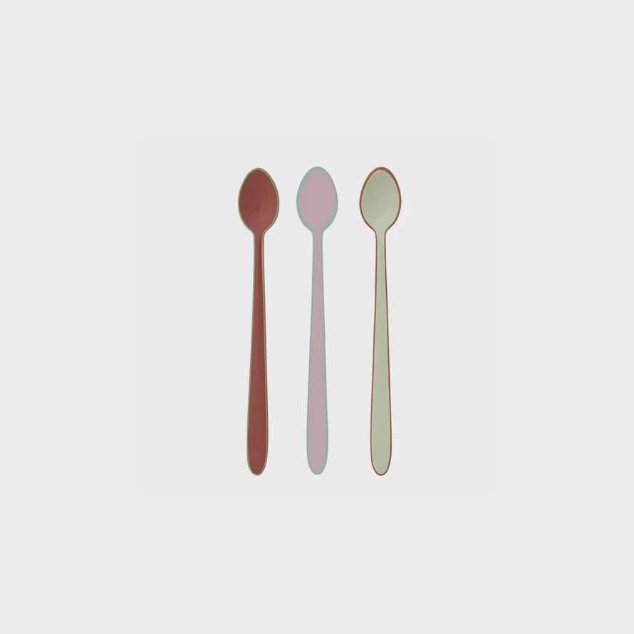Enameled Stainless Steel Spoons