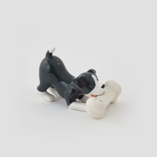 Dog and Bone Salt &amp; Pepper Ceramic