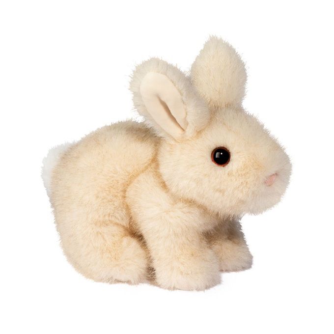Plush Muffin Crouching Bunny