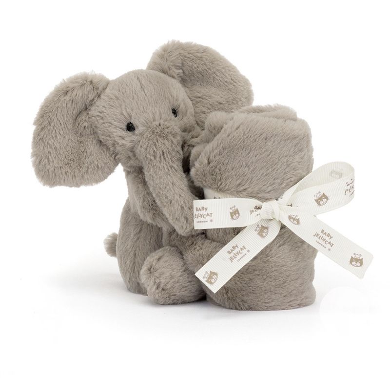 Plush, Smudge Elephant Soother - Jellycat