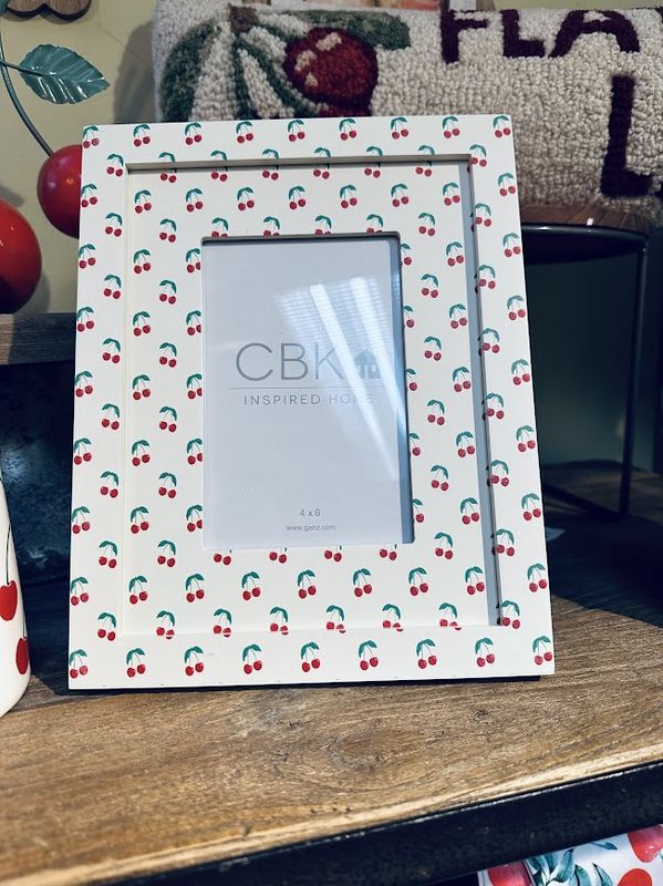 Photo Frame - Tiny Cherries or Tiny Flowers