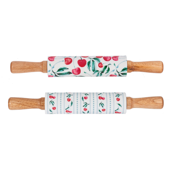 Cherry Motif Rolling Pin