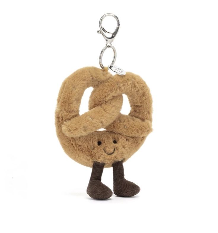 Amuseables Pretzel Bag Charm - Jellycat