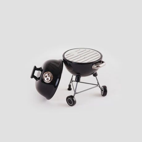 Black Barbeque Salt &amp;  Pepper Ceramic