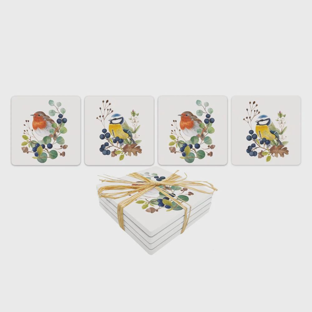 Coaster Set/4 Les Oiseaux