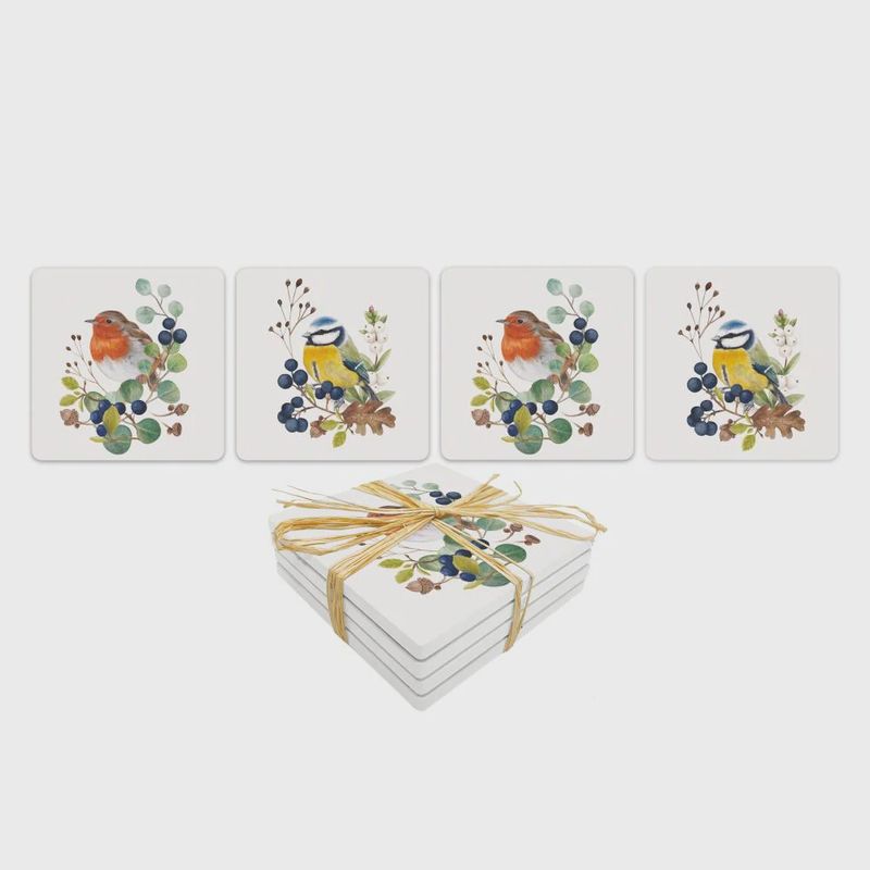 Coaster Set/4 Les Oiseaux