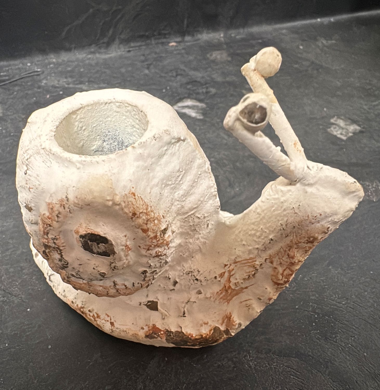 Snail Candle Holder Cast Iron
