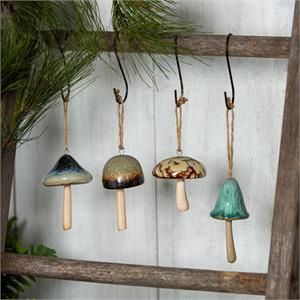 Garden Bell - Ceramic Mushroom