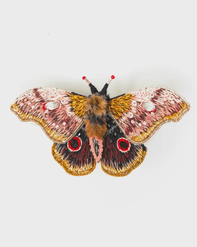 Emperor Mopane Moth Brooch Pin