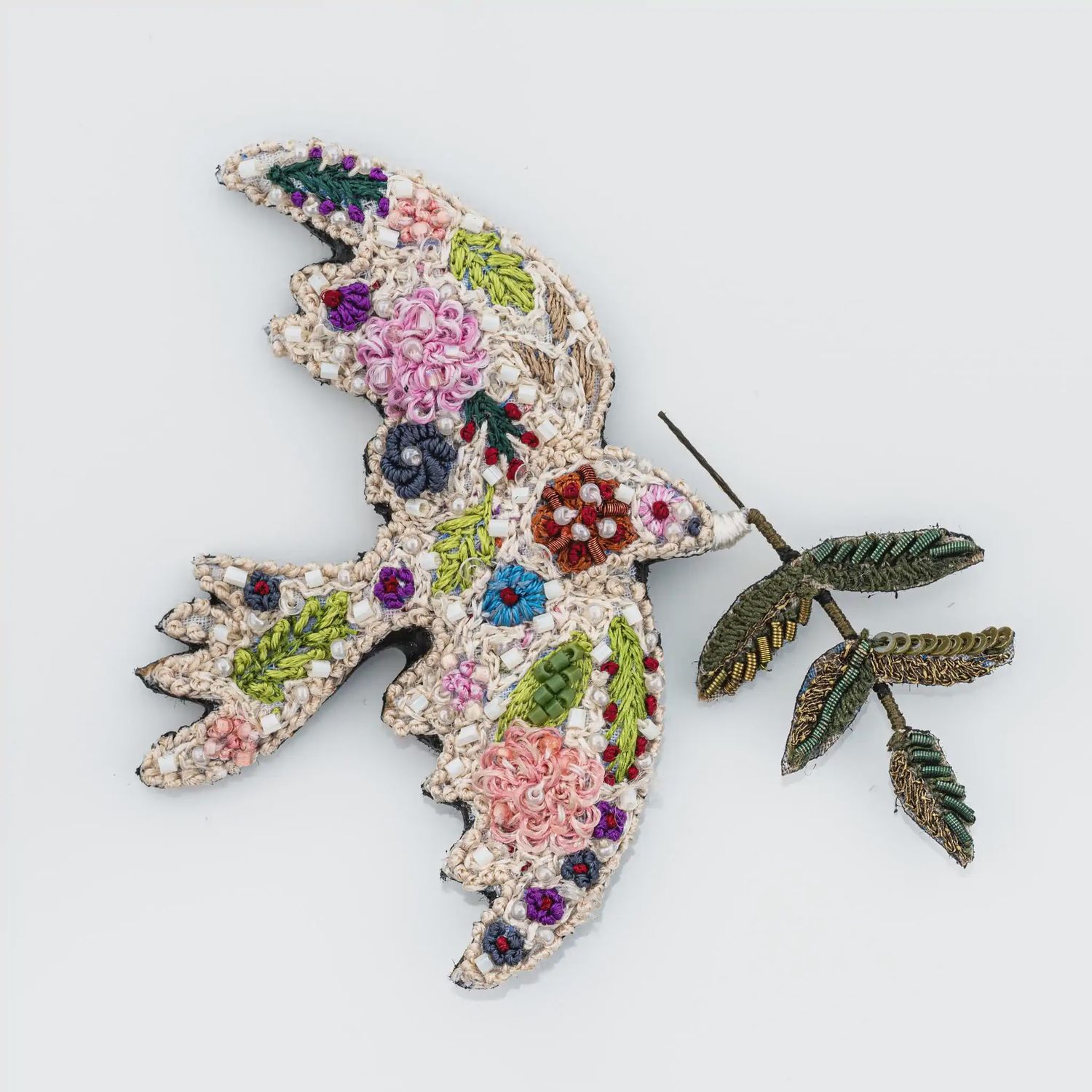 Peace Bird Brooch Pin