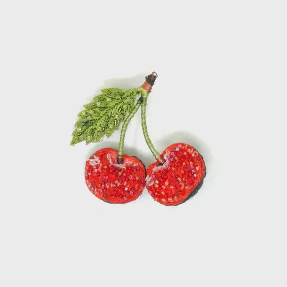 North Star Cherry Brooch Pin