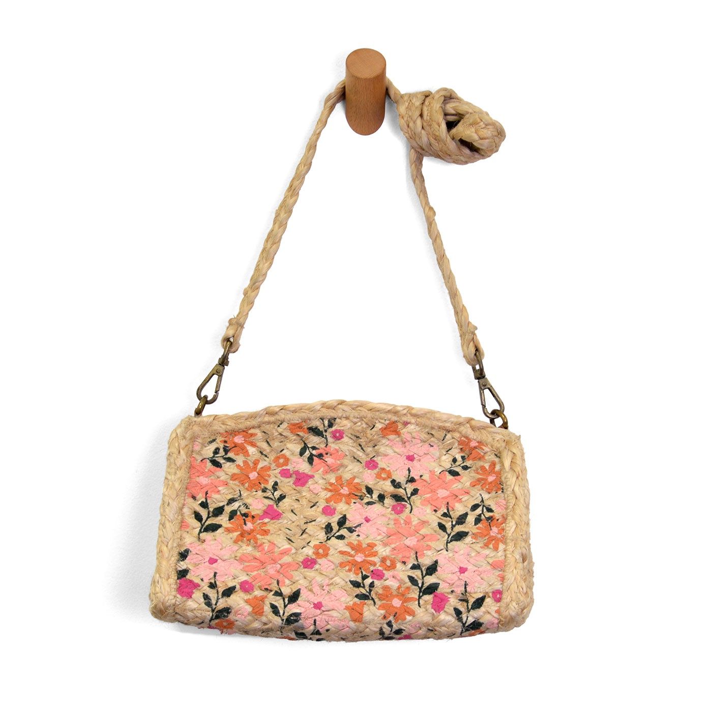 Flower Child Jute Crossbody - Painted Daisies