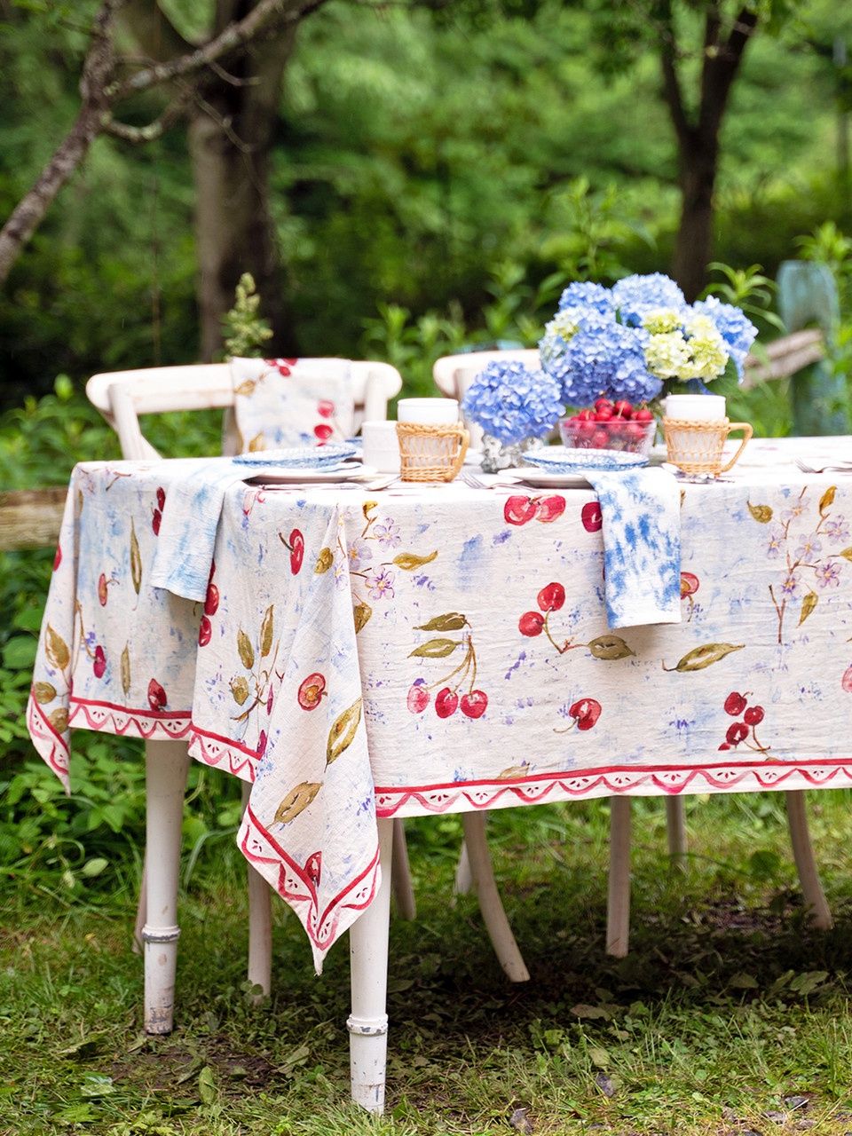 Cherry Tablecloth 53x90