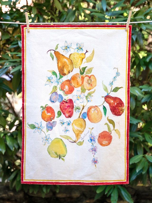 Bushel and Peck Tea Towel