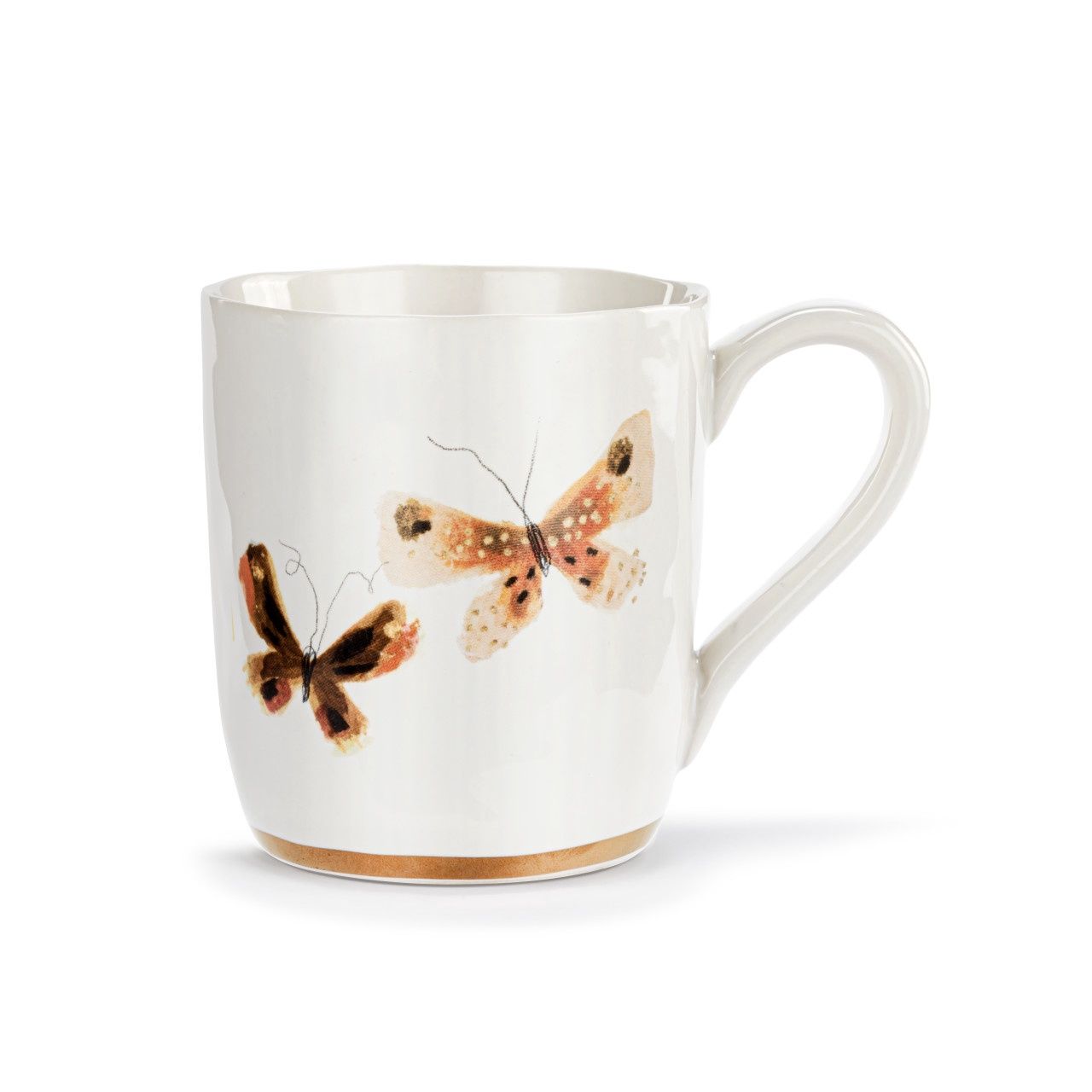 Neutral Duo Butterfly Mug