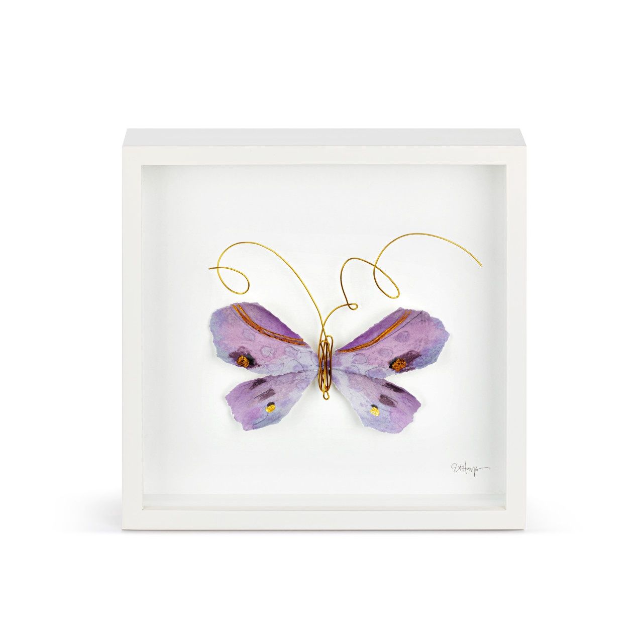 Purple Butterfly Wall Art