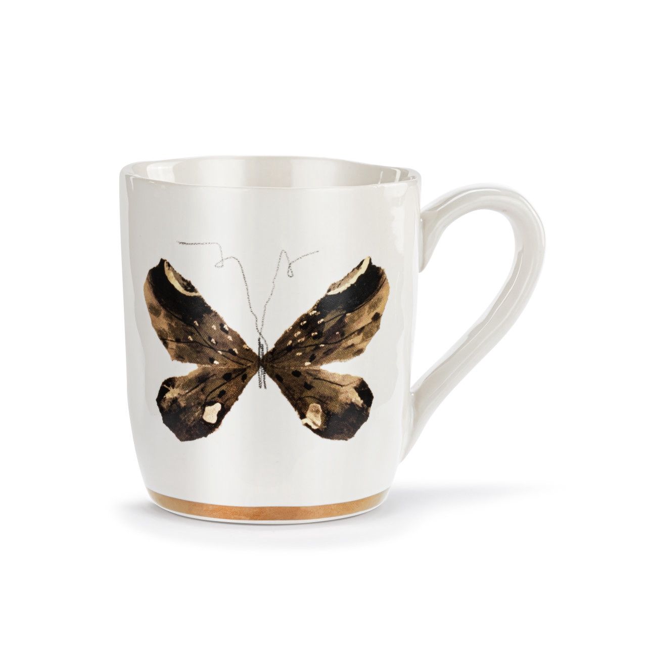 Black and Gold Butterfly Mug