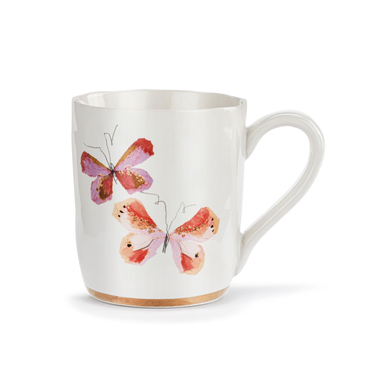 Pink Duo Butterfly Mug