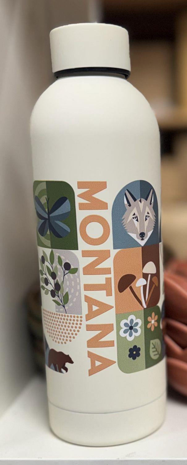 Montana Cream Soft Touch Water Bottle