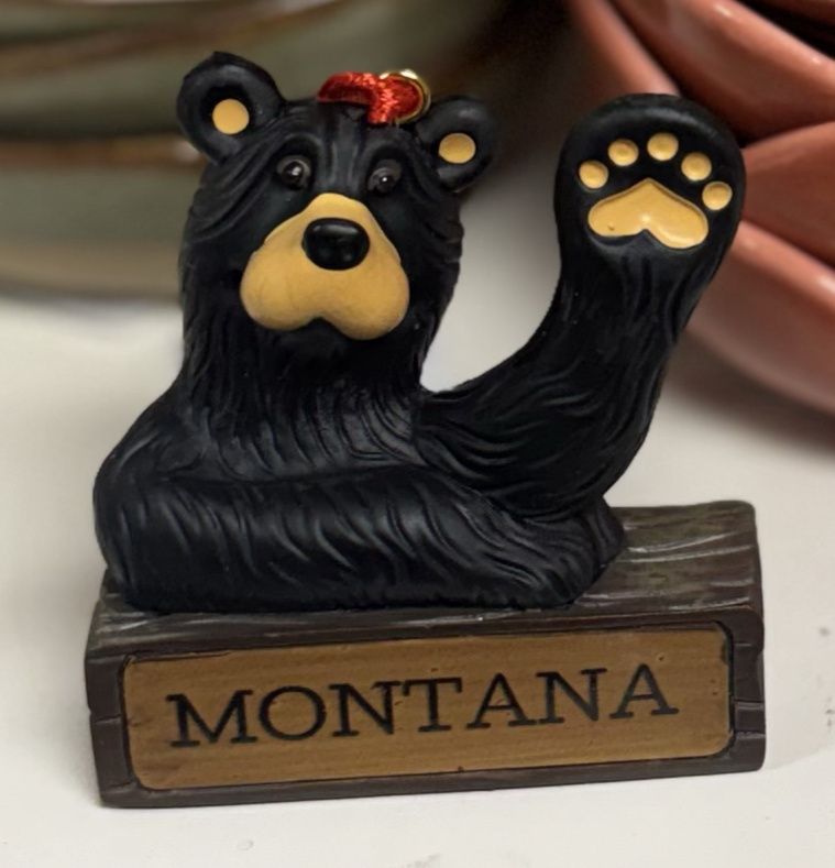 Howdy Bear - Montana Ornament