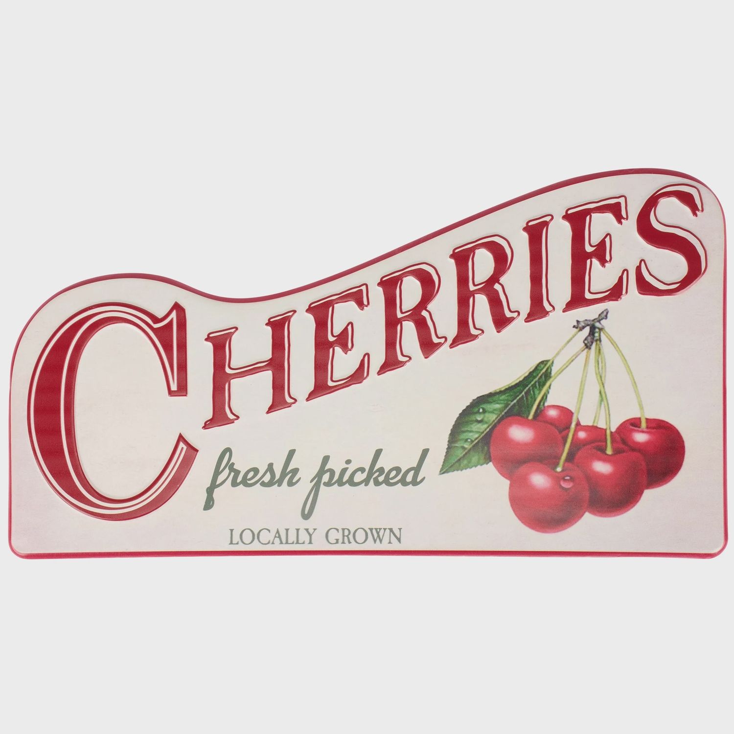 Fresh Picked Cherries Sign