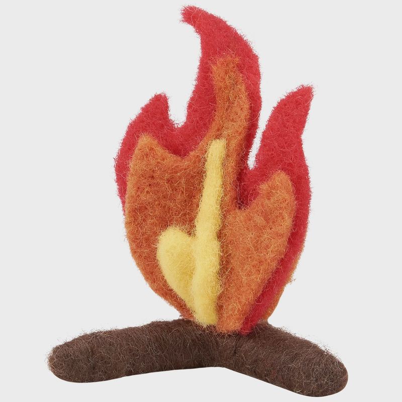 Campfire Ornament - Felted