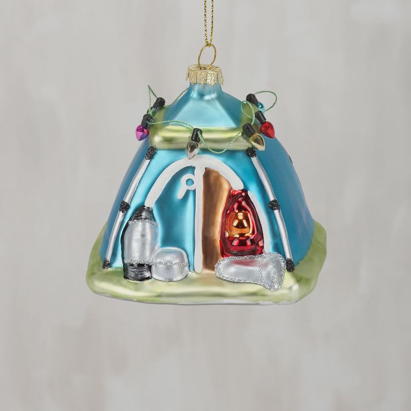 Tent Ornament - Glass