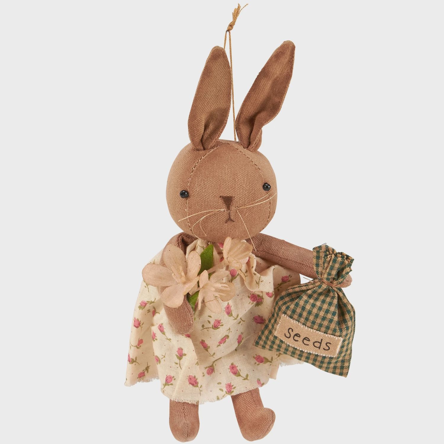 Easter Flower Seeds Bunny Ornament
