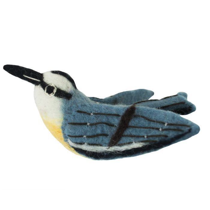 Wool Nuthatch Bird Ornament