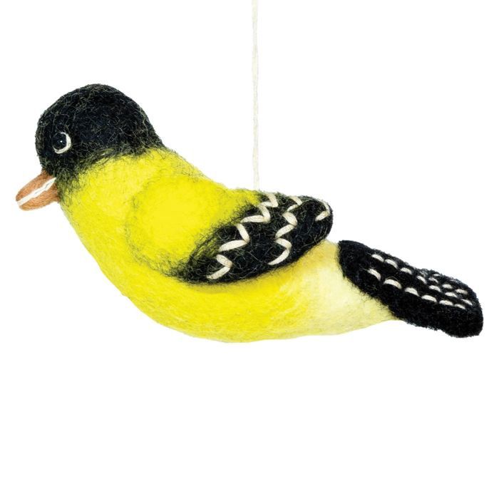 Goldfinch Wool Bird Oranment