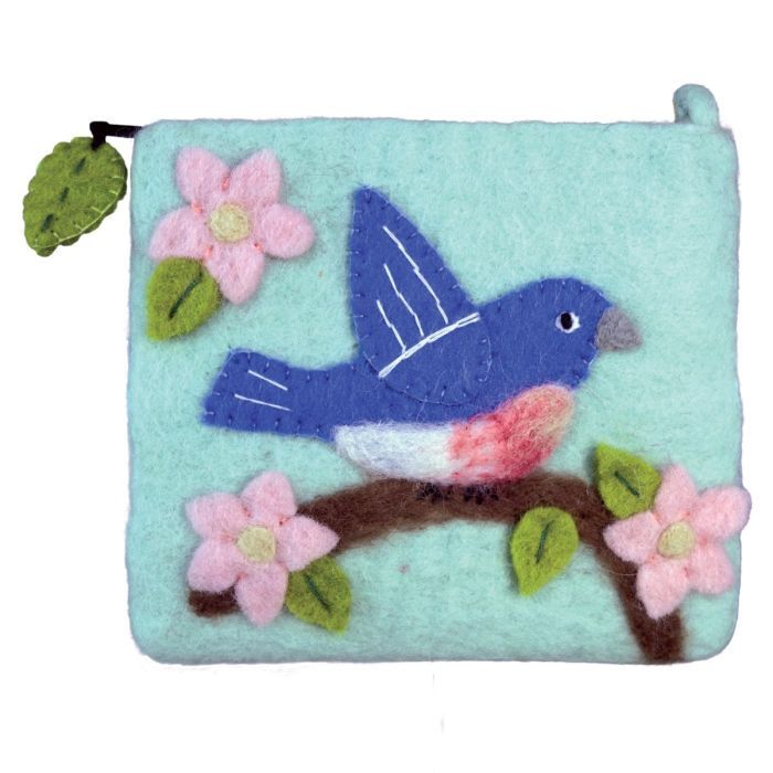Magnolia Bluebird Coin Purse