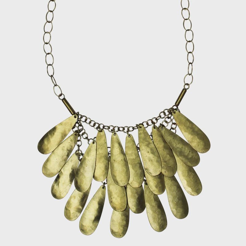 Clustered Teardrop Necklace