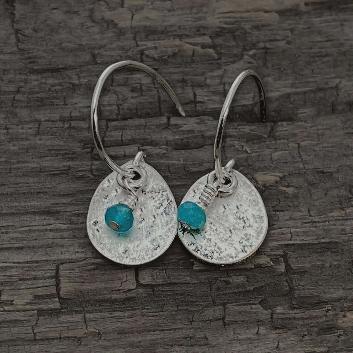 Matte Sliver Drop Earrings