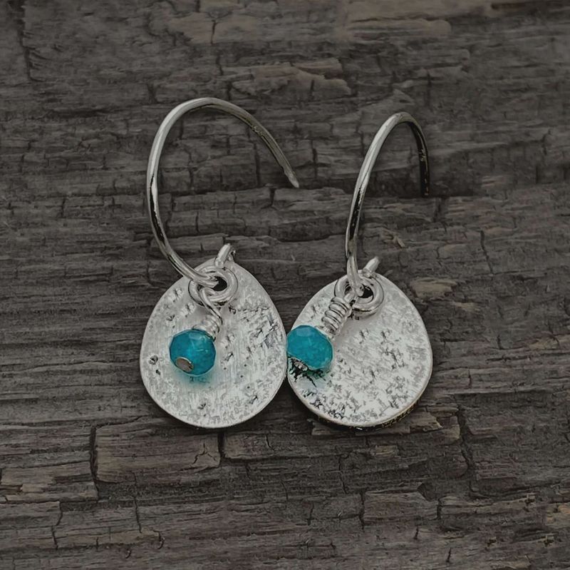 Matte Sliver Drop Earrings