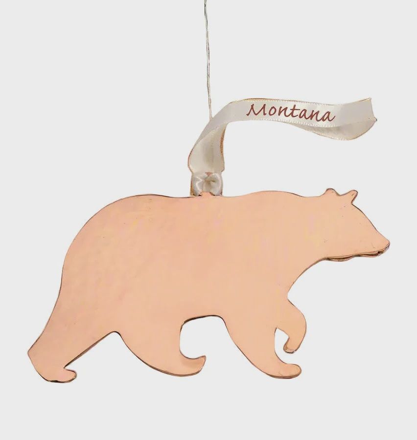 Hammered Copper Bear
