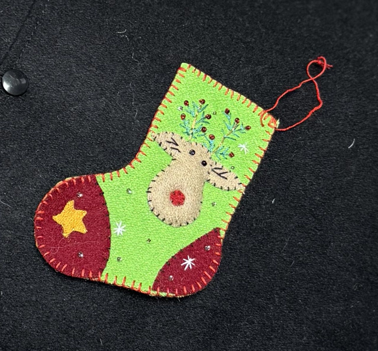 Small Deer Head Stocking