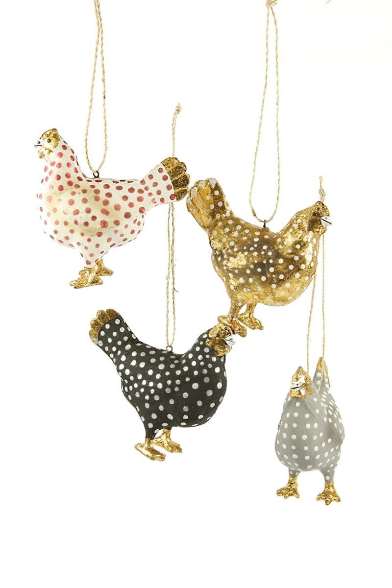 Merriment Hens Ornament