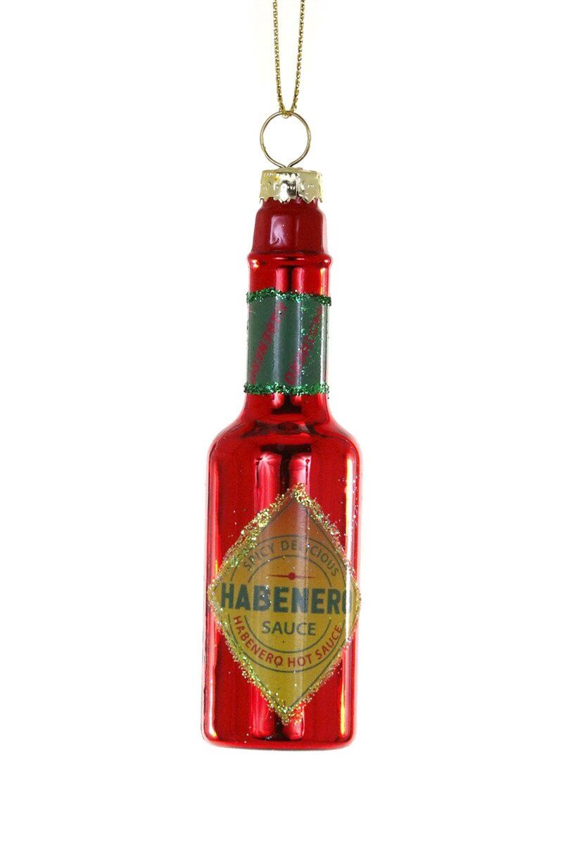 Habanero Hot Sauce Ornament