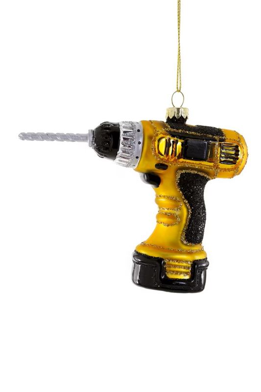 Cordless Drill - Glass Ornament
