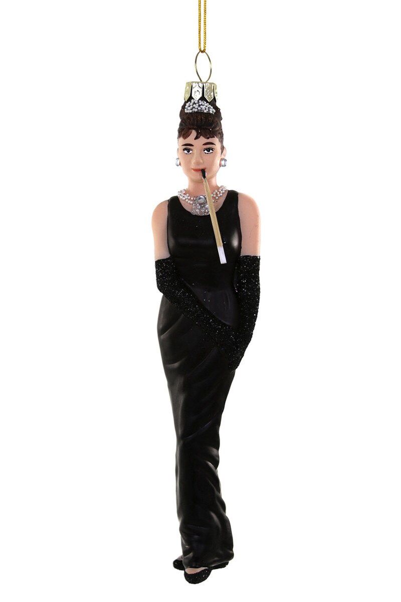 Audrey Hepburn - Glass Ornament